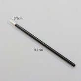 Dimensions of DISPOSABLE EYELINER BRUSH - Luna Beauty Supplies
